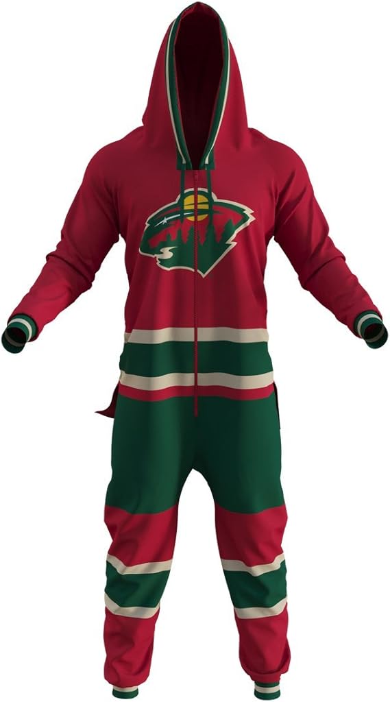 明尼苏达州曲棍球队成人连体衣